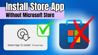 Install Microsoft Store APPS without Microsoft Store (EASY & FAST) 2024