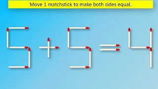 Matchstick Puzzles 201