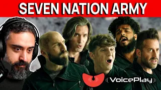 HOLY F%$#!! Reaction to Voiceplay -  Seven Nation Army