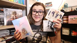 ASMR tapping on all my taylor swift albums and merch and whispered fangirling