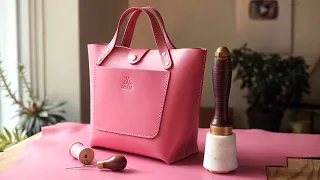 How to Make a Leather Bag // DIY TUTORIAL