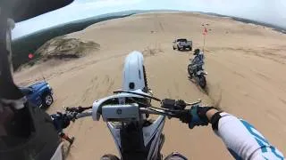 Silver Lake Sand Dunes GoPro Hardcore Dirtbike Jump and Endo