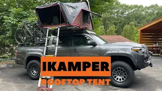 iKamper roof top tent mounted on Toyota Tacoma