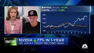 Josh Brown wins a burger bet: Intel vs Nvidia