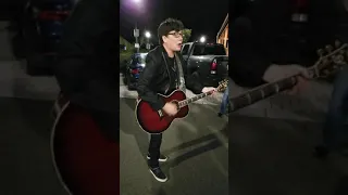 Eric Martin singing "Shine" for me in the parking lot in Danville, CA