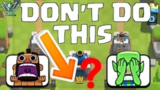 DO NOT Make these NOOB Mistakes | Tips and Tricks | Beginner Guide | Clash Royale with Leonidas!