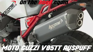 Moto Guzzi V85 TT - HP Corse SPS Carbon Slip On Auspuff
