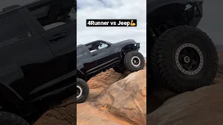 4Runner vs Jeep💪 #jeep #4runner #40s #42s #offroad