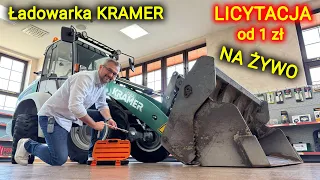 🔴 Licytacja na żywo ze sklepu części 👉 ŁADOWARKA KRAMER od 1 zł?