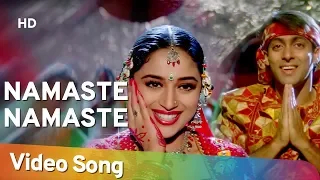 Namaste Namaste | Dil Tera Aashiq (1993) | Salman Khan | Madhuri Dixit | Sadhana Sargam