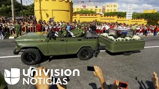 Santiago de Cuba recibió los restos de Fidel Castro para última ceremonia luctuosa