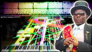 🎶 Coffin Dance Meme (Astronomia) 2022 Impossible Piano Remix!! | 77,777 Notes! | Black MIDI / Piano