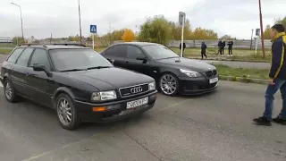 Audi 80 1.9 tdi quattro vs. BMW e60 2.5d ~230hp