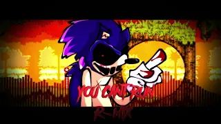 You Can't Run R-Mix | You Can't Run Remake/Remix FNF Sonic.exe v3