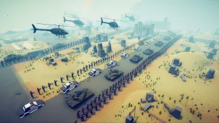 GREAT CINEMATIC 1000x NPC BATTLE - Totally Accurate Battle Simulator TABS