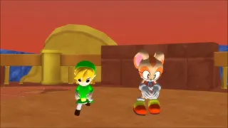 Gangnam Style MMD~Toon Link & Cream