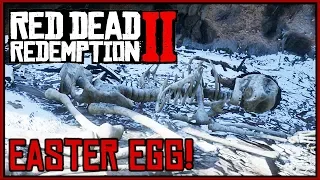 Red Dead Redemption 2: Easter Eggs - Bigfoot Skeleton Remains Easter Egg!