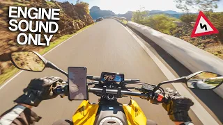 Honda CB300R sound [RAW Onboard - Gran Canaria motorcycle]