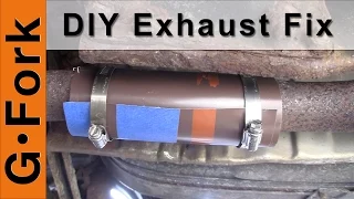 DIY Exhaust Pipe Repair - GardenFork