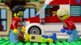 LEGO City Hospital Fail STOP MOTION LEGO City: Billy Gets Injured! | LEGO City | Billy Bricks