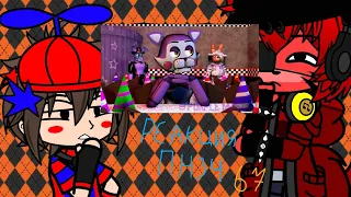 ФНАФ 1 И 2 РЕАГИРУЕТ НА | FNAF Попробуй не Засмеяться Челлендж 67_ Ребёнок с ПИСТОЛЕТОМ | GACHA CLUB