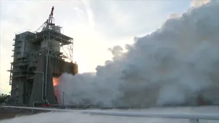 SLS RS-25 Engine Test, 17 January 2024