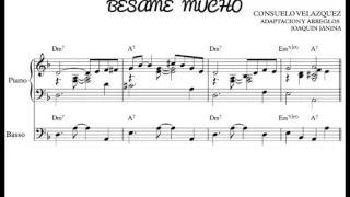 Besame mucho - Minus one - Play along para piano/bajo/piano/bass