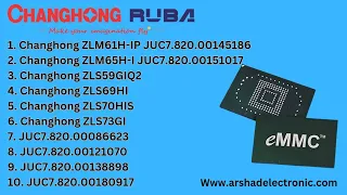 Changhong Ruba LED TV Emmc Pinout Collection 21-30 Part 3 - Arshad Electronics #emmc #firmware