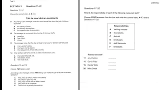 Family Excursions IELTS Listening Test