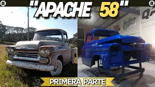 Restauración "Chevrolet Apache 1958" (Primera Parte)🔥👀 #classic #restoration #usa #mexico