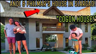 🎯LOOK!BAHAY ni ANDI EIGENMANN sa SIARGAO  GAWA sa KUGON ang BUBONG!SUPER ECO- FRIENDLY!