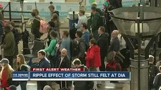 Ripple effect of blizzard still felt at DIA