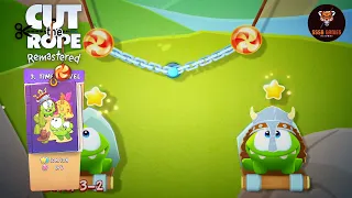 Cut the Rope Remastered: Level 3-2 Yellow+Blue Stars Gameplay #Shorts