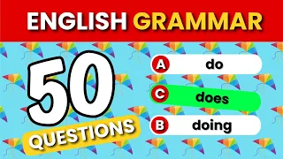 50 English Grammar Quizzes for Beginners.