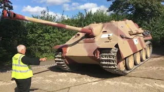 Manoeuvring Jagdpanther 411 During Open Members Day