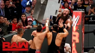 Braun Strowman destroys Darren Young, Bo Dallas and The Shining Stars: Raw, Dec. 26, 2016
