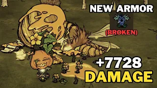 NEW WORMWOOD ARMOR IS TOTALLY BROKEN!!! (Killing Bee Queen in 4s) - Don't Starve Together | BETA