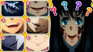 Try To Guess The Smile of Demon Slayer Characters | Kimitsu No Yaiba | ANIME QUIZ🎮