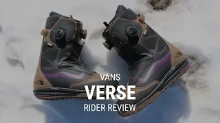 Vans Verse 2019 Snowboard Boot Review - Tactics
