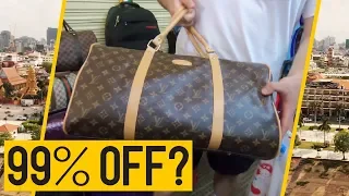 Cambodia FAKE Market SPREE - Buying LV for 99% OFF 😂