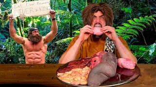 Eating RAW TESTICLES so Nobody else has to *WATCH AT YOUR OWN RISK* | Liver King Diet Challenge