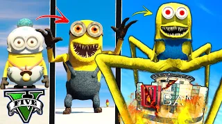 ATUALIZEI o MINION FRACO até o MINION MONSTRO no GTA 5 !