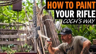 How To Paint A Rifle Like A Navy SEAL - Coch's Way