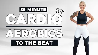 35 min CARDIO AEROBICS WORKOUT ♫ No Jumping No Squats Challenge Your Coordination