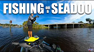 Fishing on a Seadoo GTI 170 Se