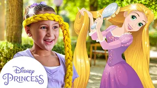 How to Create Rapunzel Hair Headbands | DIY Activities for Kids | Disney Princess Club