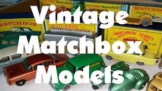 Vintage Matchbox Box Openings - Video No.127 - July 10th, 2016