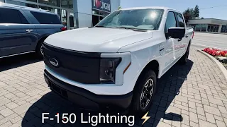 First impression of 2022 F-150 Lightning Pro / Первые впечатления. Впечатлил! 😃👌🏻