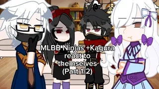 MLBB Ninjas +Kagura react to themselves •PART 1/2• (Hayabusa x Kagura) ~Gacha Club~