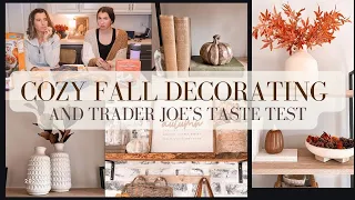 🍂NEW 🍂 COZY FALL DECORATING IDEAS | TRADER JOE’S FALL 2023 TASTE TEST